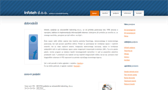 Desktop Screenshot of infoteh.si
